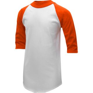 SOFFE Boys 3/4 Sleeve Baseball T Shirt   Size XS/Extra Small, Orange