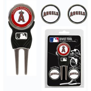 Team Golf MLB Los Angeles Angels 3 Marker Signature Divot Tool Pack