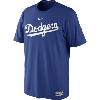 NIKE Mens Los Angeles Dodgers AC Dri FIT Legend Logo Short Sleeve T Shirt  
