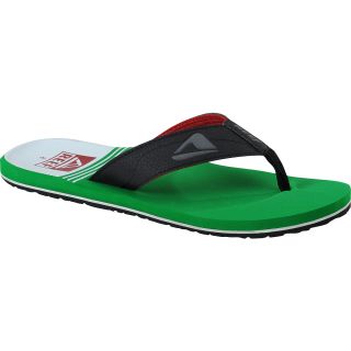 REEF Mens HT Prints Sandals   Size 13, Green/red