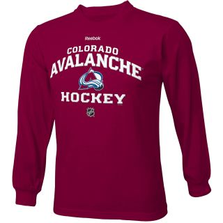 REEBOK Youth Colorado Avalanche Authentic Predecessor Team Color HD Long Sleeve