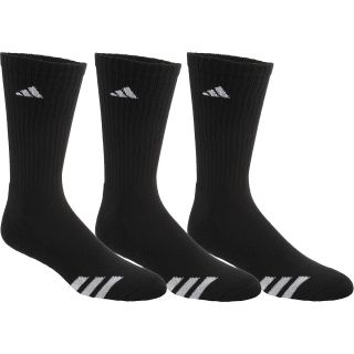 adidas Mens Cushioned Athletic Crew Socks   3 Pack   Size 10 13, Black