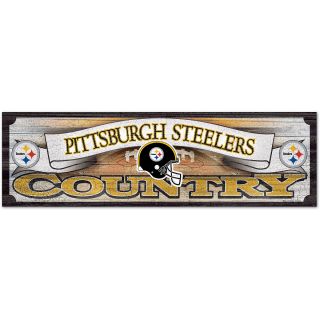 Wincraft Pittsburgh Steelers Country 9x30 Wooden Sign (50618012)