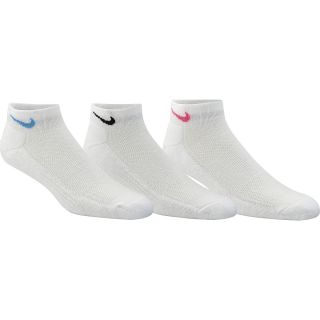 NIKE Womens Cotton Low Cut Sock  3 Pack   Size Medium, White