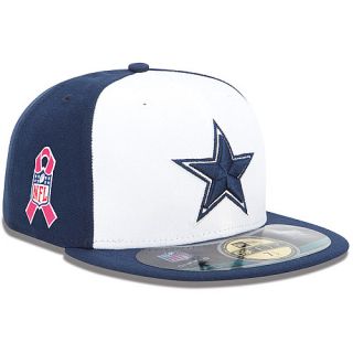 NEW ERA Mens Dallas Cowboys Breast Cancer Awareness 59FIFTY Fitted Cap   Size