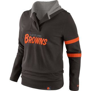 NIKE Womens Cleveland Browns Play Action Hooded Top   Size Large, Seal