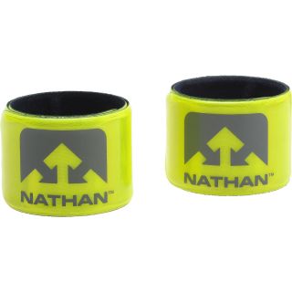 NATHAN Reflex Reflective Snap Bands   2 Pack, Yellow