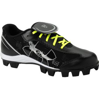 UNDER ARMOUR Womens Glyde RM Softball Cleats   Size 8.5, Black/white