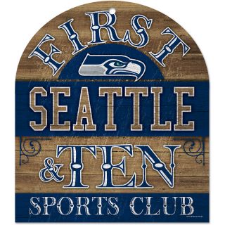 Wincraft Seattle Seahawks 10X11 Club Wood Sign (91185012)