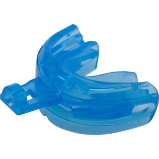 SHOCK DOCTOR Youth Double Braces Mouthguard with Strap   Size Youth, Blue