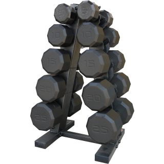 CAP Barbell 150lb Dumbbell Weight Set with Rack (SDBS 150)