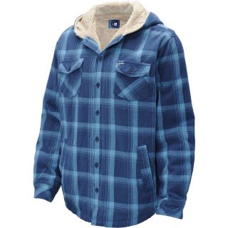 RIP CURL Mens Almonte Flannel Jacket   Size Large, Blue