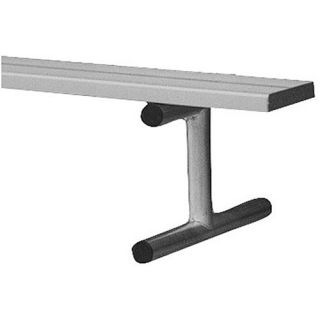 Sport Supply Group 7.5 Permanent Bench Without Back   Size 7.5 Foot, Red