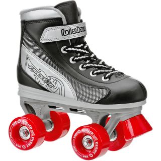 Roller Derby Firestar Boys Roller Skates   Size 2, Black/silver/red (1367 02)