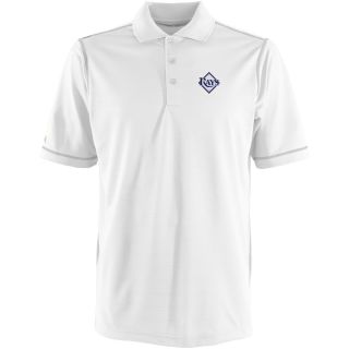 Antigua Tampa Bay Rays Mens Icon Polo   Size Large, White/silver (ANT RAYS