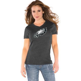 Touch By Alyssa Milano Womens Philadelphia Eagles Tri Blend Logo T Shirt  