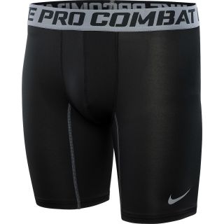 NIKE Mens 6 Pro Combat Core Compression 2.0 Shorts   Size Xl, Black/grey