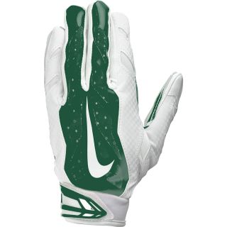 NIKE Adult Vapor Jet 3.0 Football Gloves   Size Large, White/green