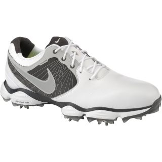 NIKE Mens Lunar Control Golf Shoes   Size 13, White/black