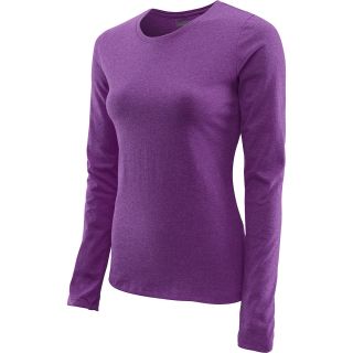 NEW BALANCE Womens Heather Long Sleeve Shirt   Size Medium, Grape