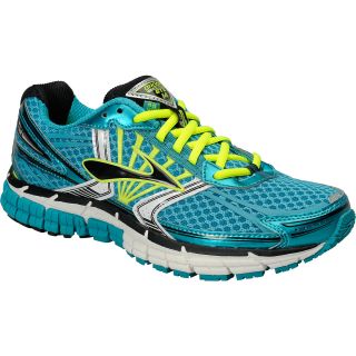 BROOKS Womens Adrenaline GTS 14 Running Shoes   Size 6, Turquoise/black