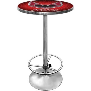 Trademark Global Pontiac Firebird Red Chrome Pub Table (GM2000 FB RED)