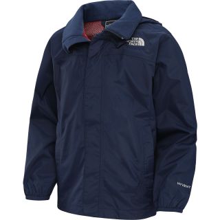 THE NORTH FACE Boys Resolve Rain Jacket   Size XS/Extra Small, Cosmic Blue/red