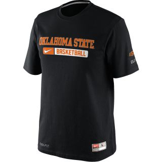NIKE Mens Oklahoma State Cowboys Team Issued Practice Short Sleeve T Shirt  