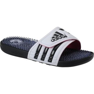 adidas Womens Adissage Fade Slides   Size 9, White/black/pink