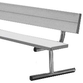 Sport Supply Group Surface Mount Bench with Back 7.5 Feet   Size 7.5 Foot,