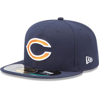 NEW ERA Mens Chicago Bears Official On Field 59FIFTY Fitted Hat   Size 7.375,