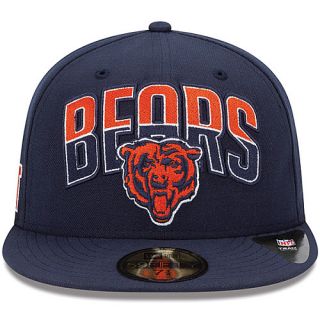 NEW ERA Youth Chicago Bears Draft 59FIFTY Fitted Cap   Size 6.625, Navy