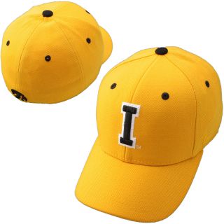 Zephyr Iowa Hawkeyes DH Fitted Hat   Gold   Size 7 3/8, Iowa Hawkeyes