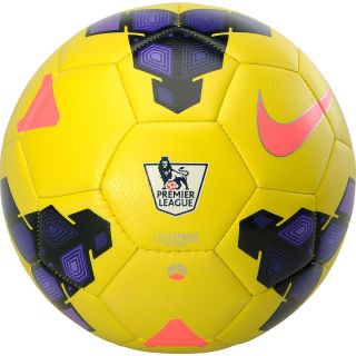 NIKE Strike Premier League Replica Match Soccer Ball, Yellow/purple