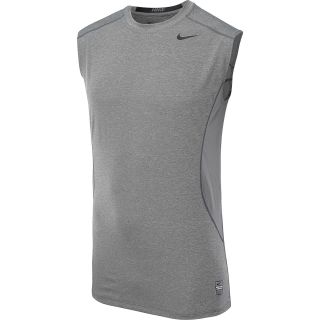 NIKE Mens Pro Combat Core Fitted Sleeveless T Shirt   Size Medium, Carbon