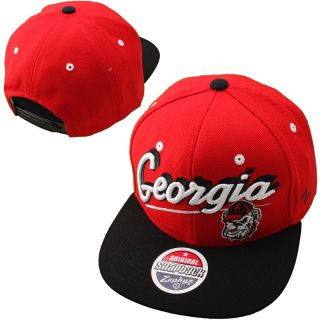 Zephyr Georgia Bulldogs Shadow Script 32/5 Adjustable Hat (GEOSSC0010)