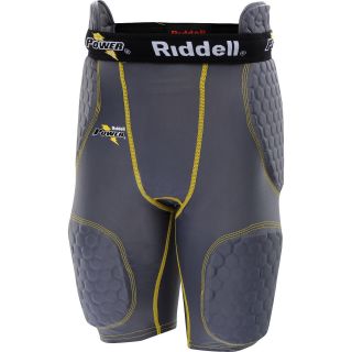 RIDDELL 5 Piece Integrated Adult Football Girdle   Size Small, Graphite