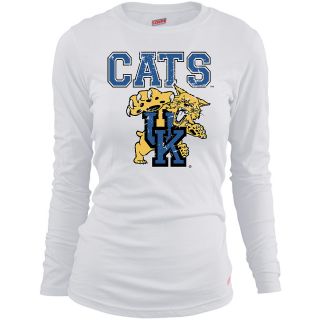 SOFFE Girls Kentucky Wildcats Long Sleeve T Shirt   White   Size Small,