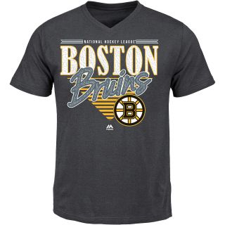 MAJESTIC ATHLETIC Mens Boston Bruins Clear Shot Short Sleeve T Shirt   Size