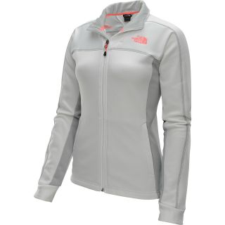 THE NORTH FACE Womens Momentum Fleece Jacket   Size Small, White/grey