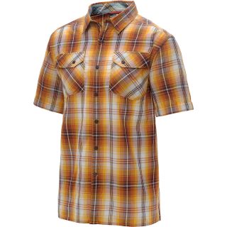 THE NORTH FACE Mens Watchme Plaid Woven Short Sleeve Shirt   Size Medium,