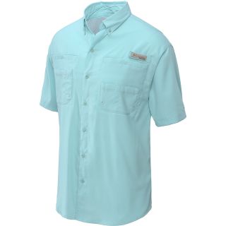 COLUMBIA Mens Tamiami II Short Sleeve Shirt   Size 3xl, Gulf Stream