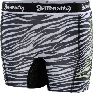 INTENSITY Girls Printed Fastpitch Softball Slider Shorts   Size Large, Zebra