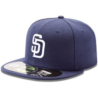 NEW ERA Mens San Diego Padres Authentic Collection Home 59Fifty Fitted Hat  