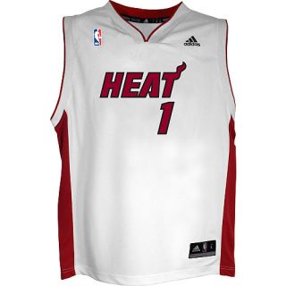 adidas Youth Miami Heat Chris Bosh Revolution 30 Replica Home Jersey   Size Xl,