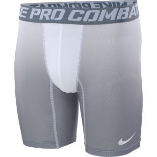 NIKE Mens 6 Pro Combat Core Compression 2.0 Shorts   Size Small, White