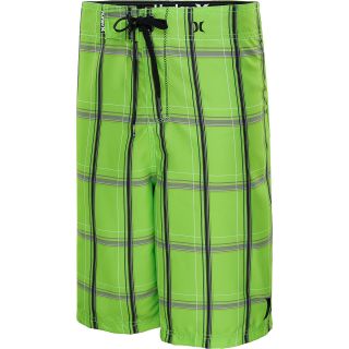 HURLEY Mens Puerto Rico Boardshorts   Size 34, Neon Green