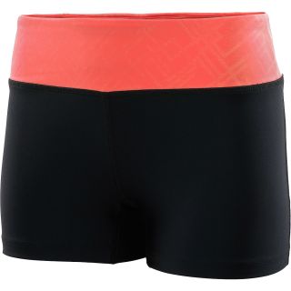 UNDER ARMOUR Womens HeatGear Sonic 2.5 Shorts   Size Medium, Black/brilliance