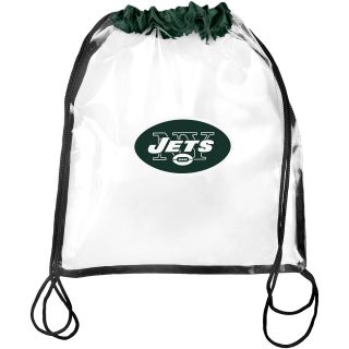 FOREVER COLLECTIBLES New York Jets 2013 Drawstring Backpack, Clear