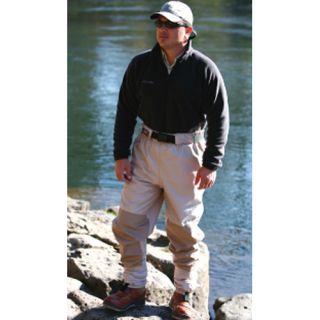 Caddis Deluxe Waist High Breathable Waders Mens   Size Medium, Taupe 2 tone